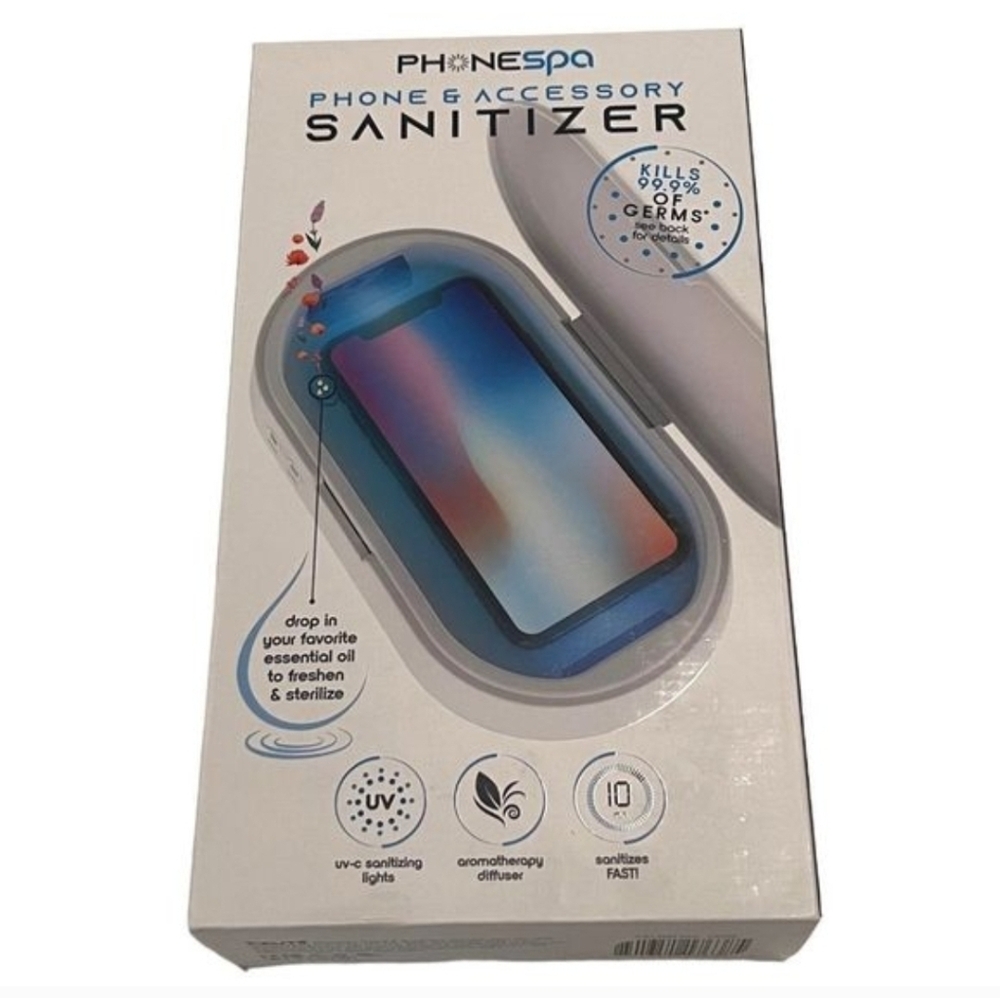 PhoneSpa Phone & Accessory UV-C Sanitizer and Aroma‎ Diffuser
